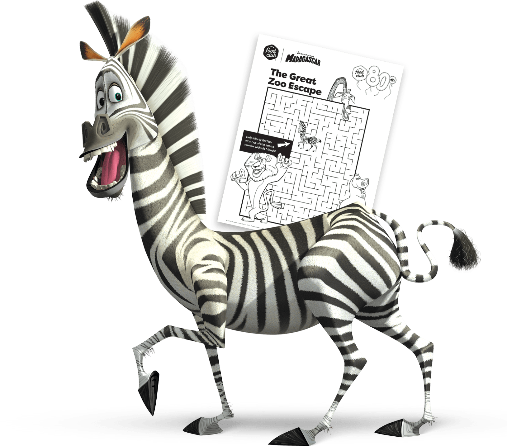 Help Marty escape the Zoo!