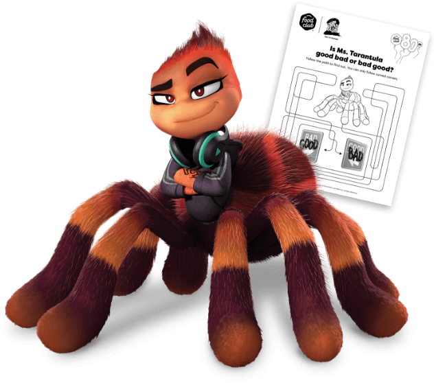 Ms. Tarantula is in&nbsp;a&nbsp;web