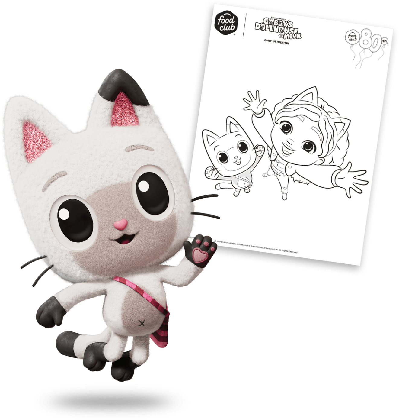 Color the dollhouse friends!